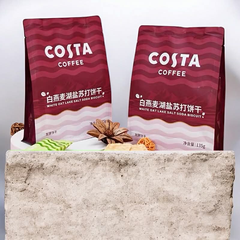 Costa White Oatmeal Lake Saltine Soda Crackers 135g