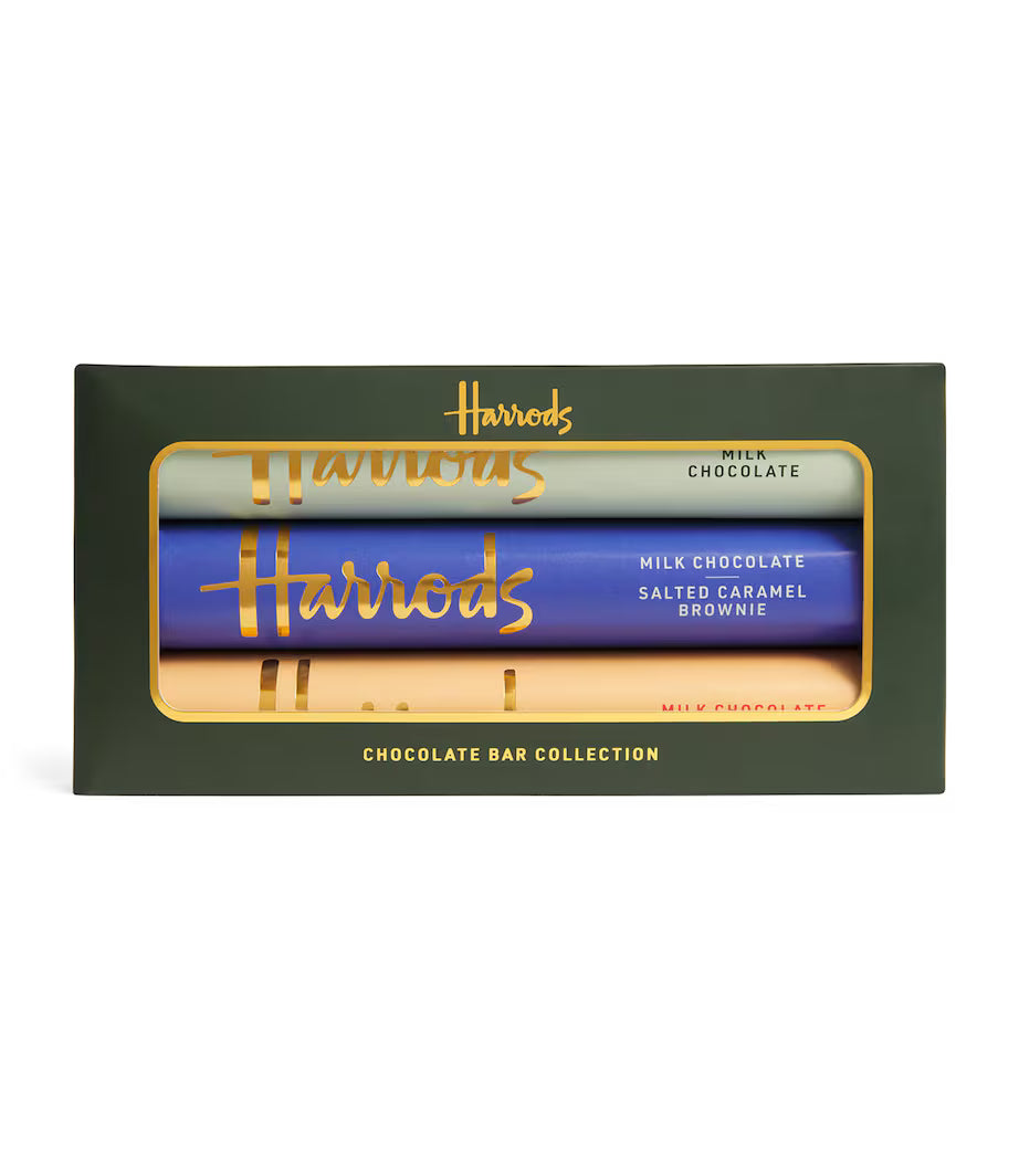Harrods Milk Chocolate Bars 3 x 85g β Premium Chocolate Pack