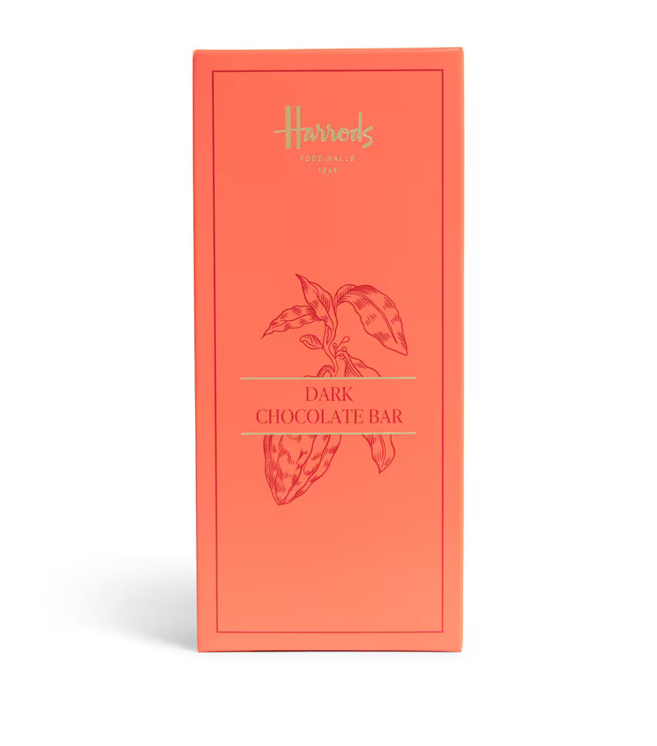 Harrods Dark Chocolate Bar 80g – Premium Rich Cocoa
