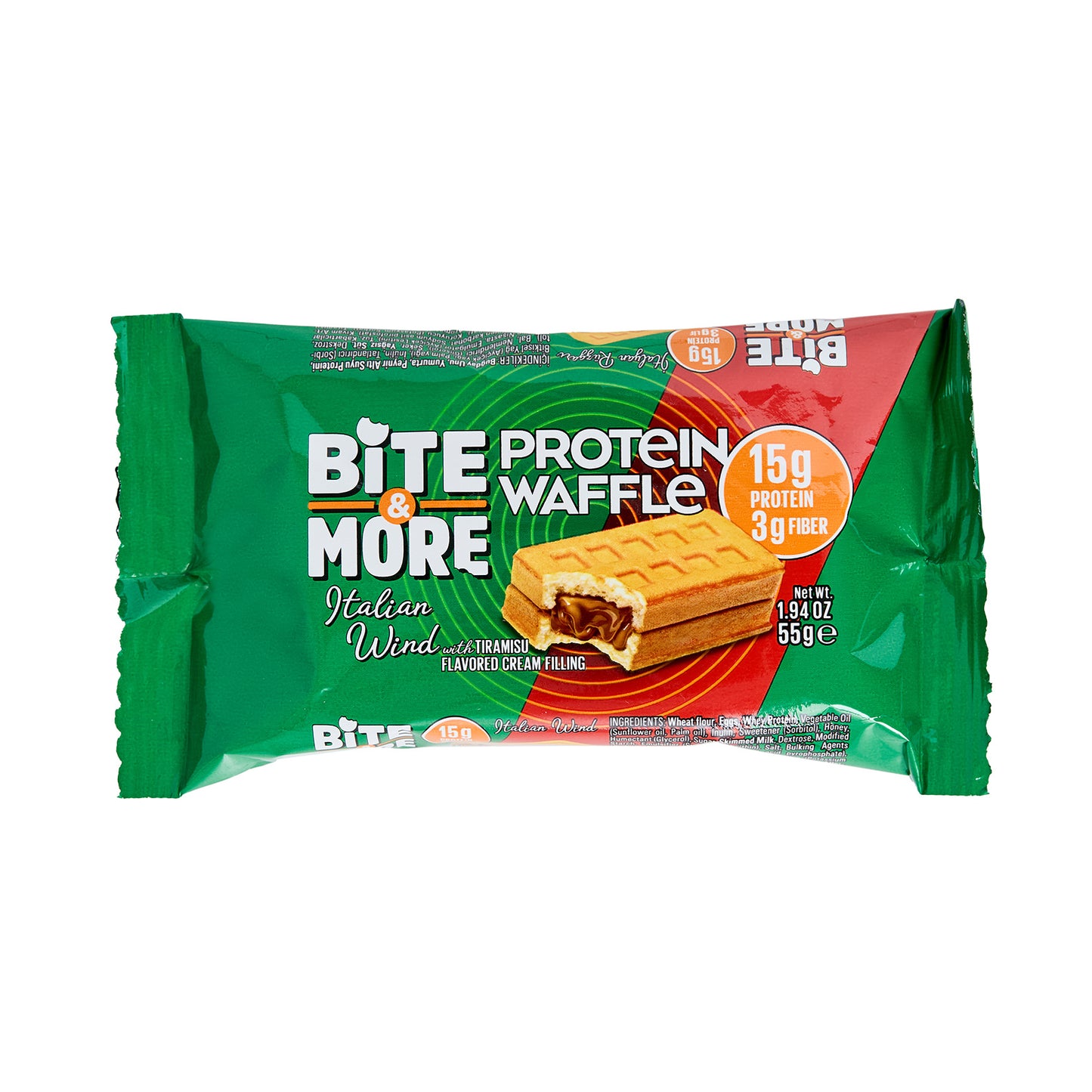 Bite & More Italian Protein Waffle 55g