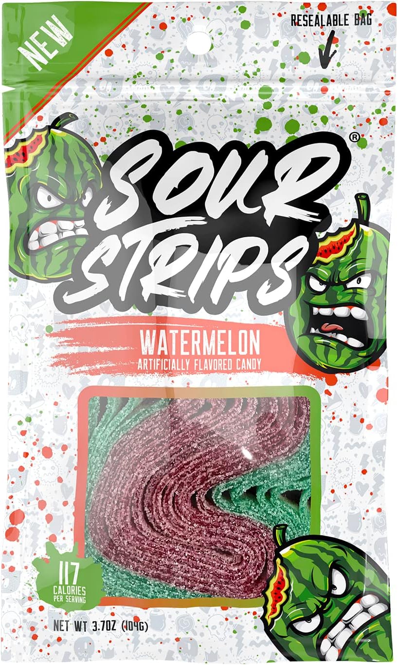 Sour Strips Watermelon 96g