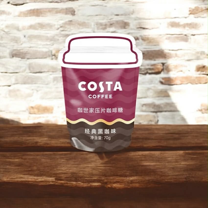 Costa Pressed Coffee Candy Classic Black Coffee Flavor 15g