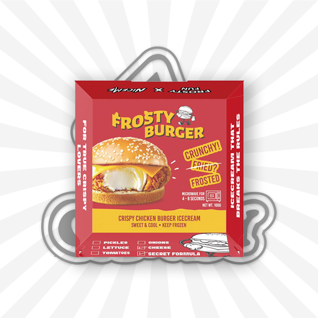 Frosty Burger Ice Cream 100g