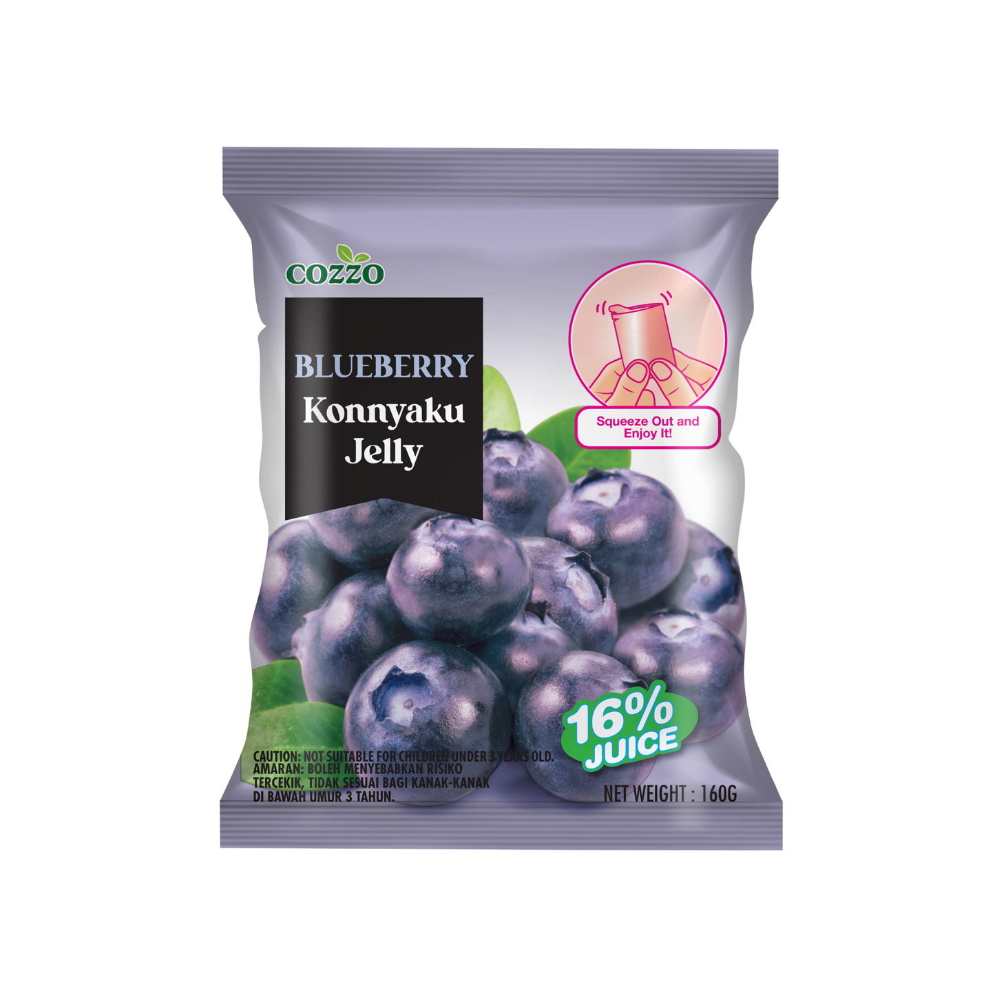 Cozza Jushida konnyaku Jelly blueberry 160g