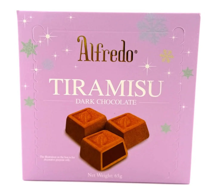 Alfredo Tiramisu Dark Chocolate (Cube) 65G