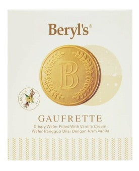 Beryl's Gaufrette Crispy Wafer Filled With Vanilla Cream 60g