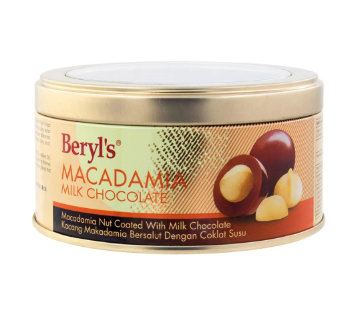 Beryl's Macadamia Nuts Coated With Milk Chocolate