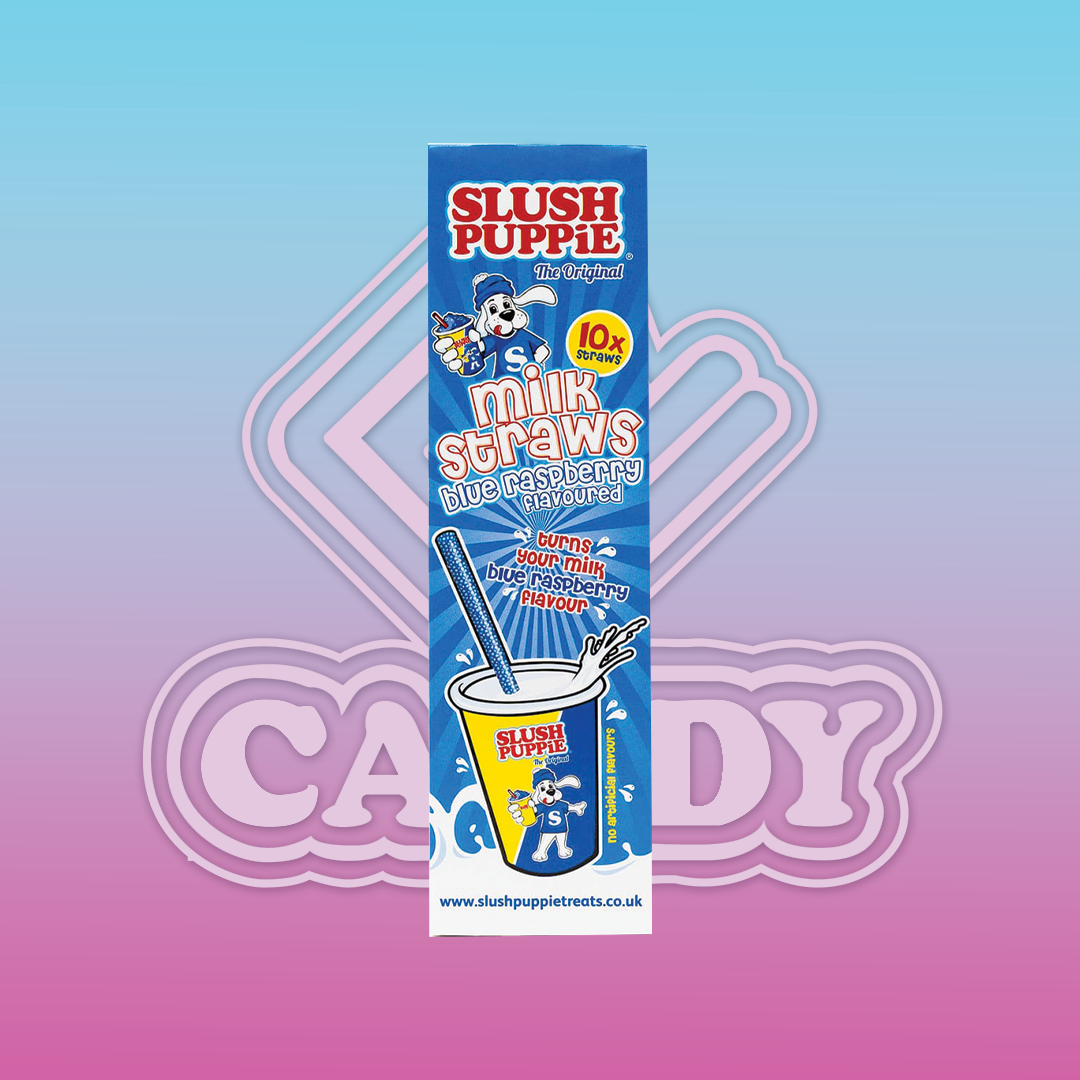 Slush Puppie Milk Straws Blue Raspberry 60G