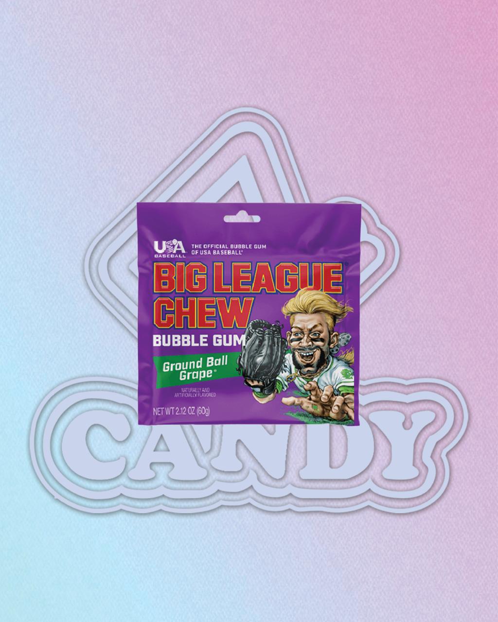 USA Big League Chew Bubble Gum Ground Ball Grape 60g