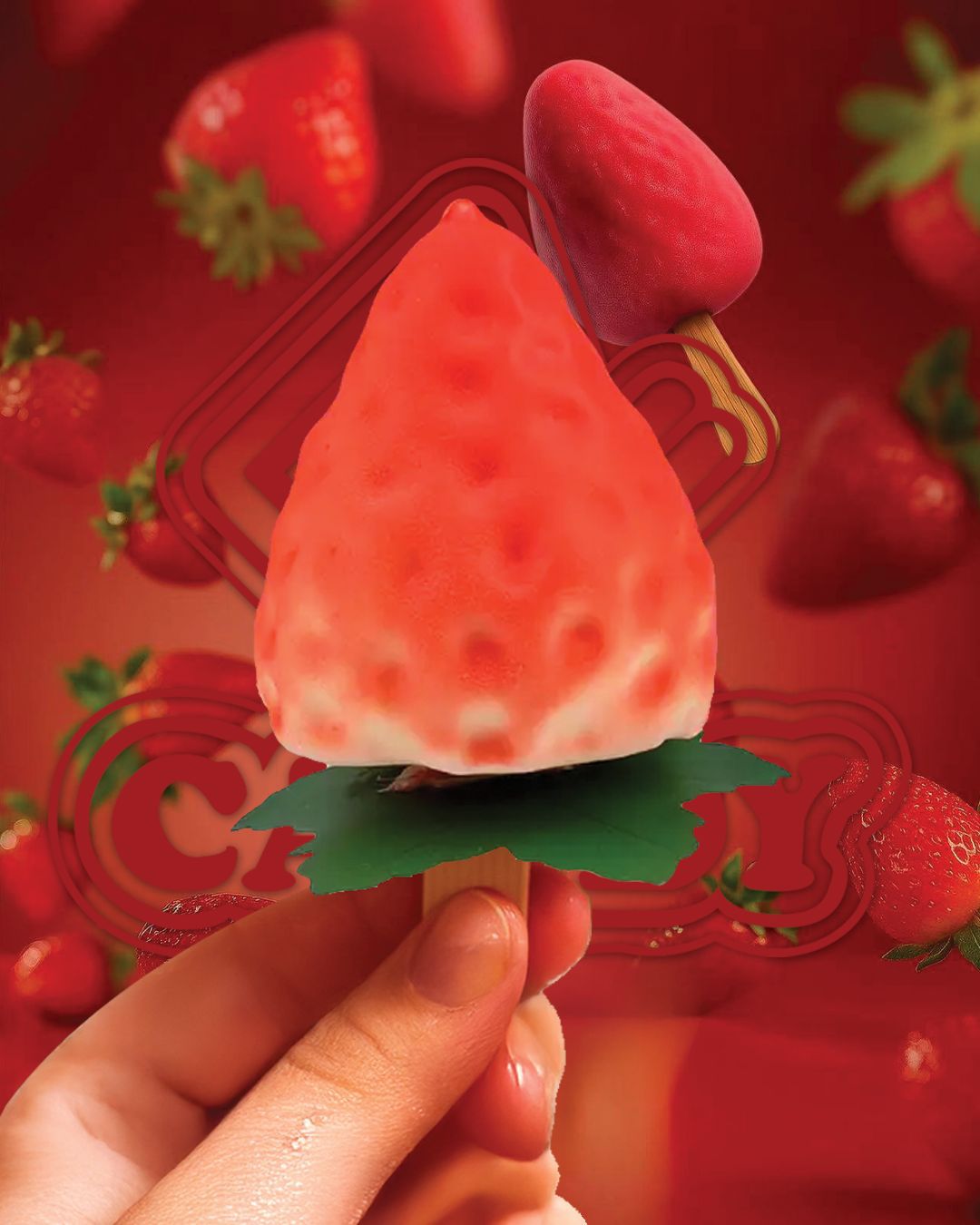 Fruit Whisper Strawberry Icecream 75g