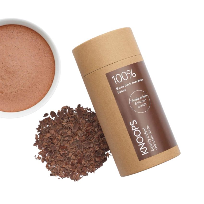 Knoops 100% Dark Chocolate Flakes 250g โ No Sugar Added