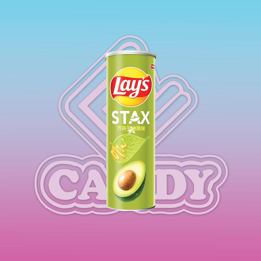 Lay'S Chips Canned Wasabi Avocado Flavor 90G