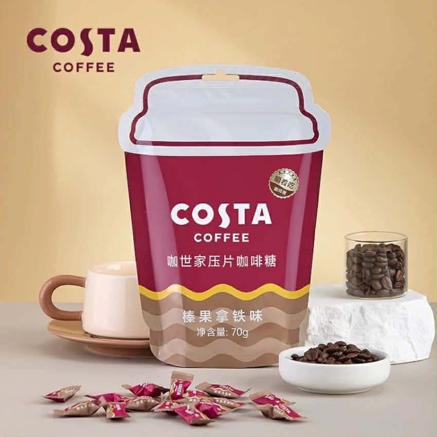 Costa Coffee Candy Hazelnut Latte Flavor 70g