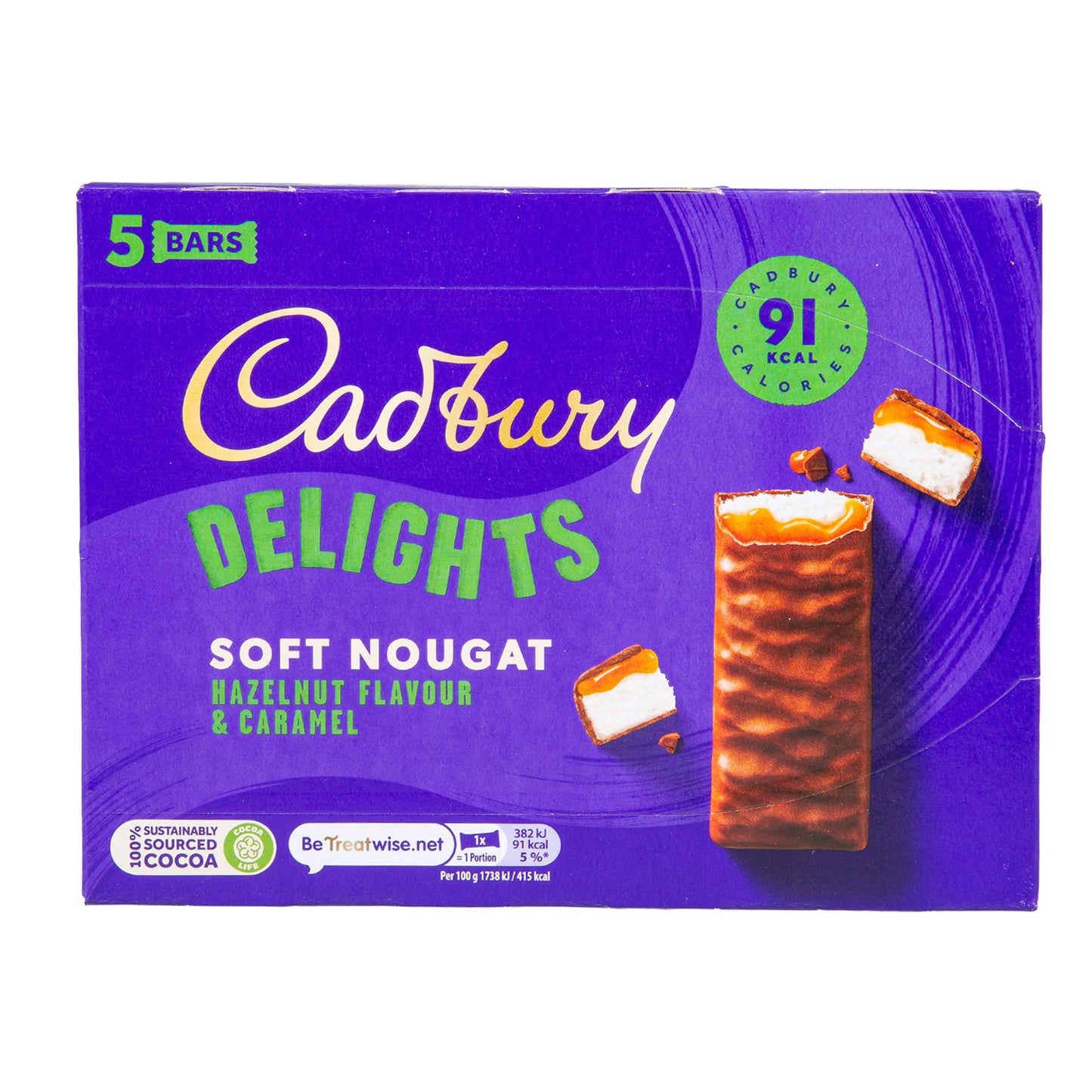 Cadbury Delights Nougat Hazelnut & Caramel