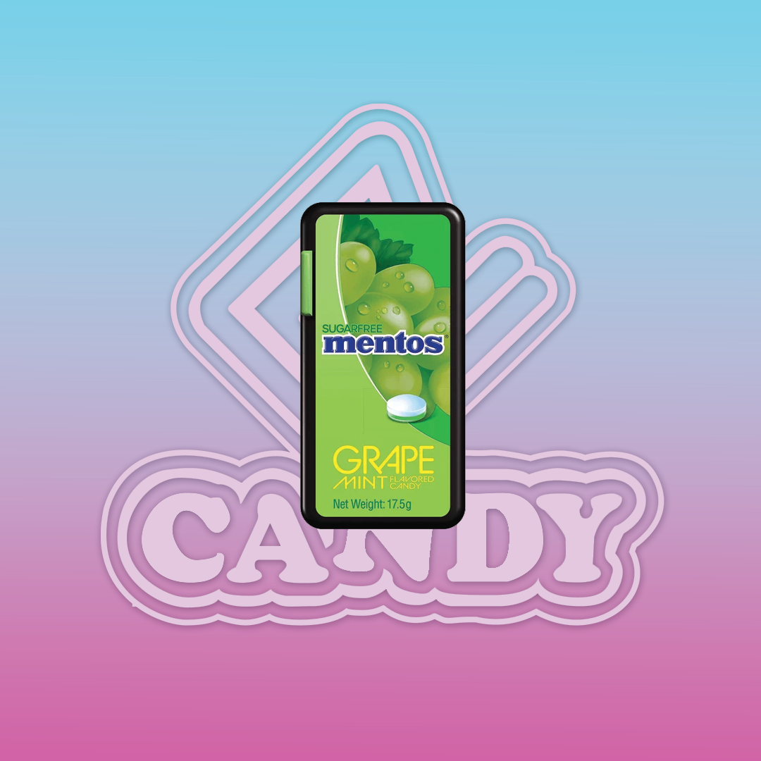 Mentos Mint And Grape Flavor 17.5G