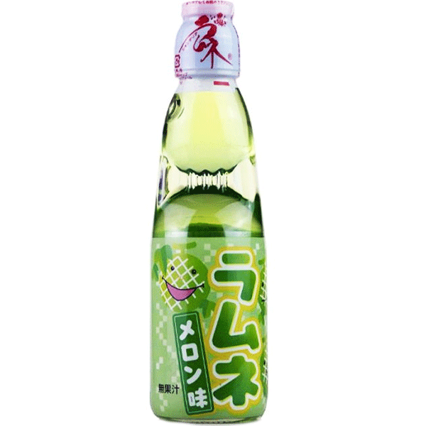 Hata Ramune Soda 200ml (Cantaloupe/Melon flavour)