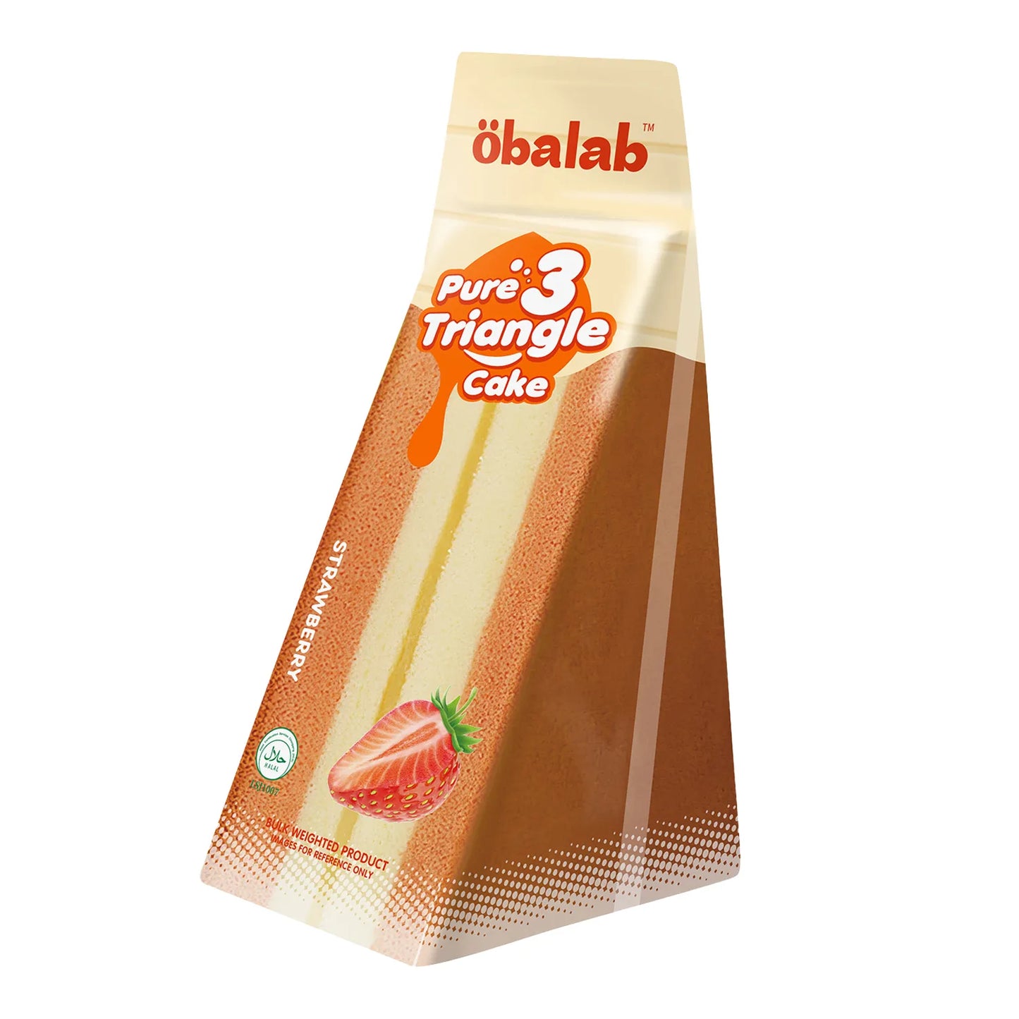 Obalab Triangle Cake Strawberry Flavor 100g