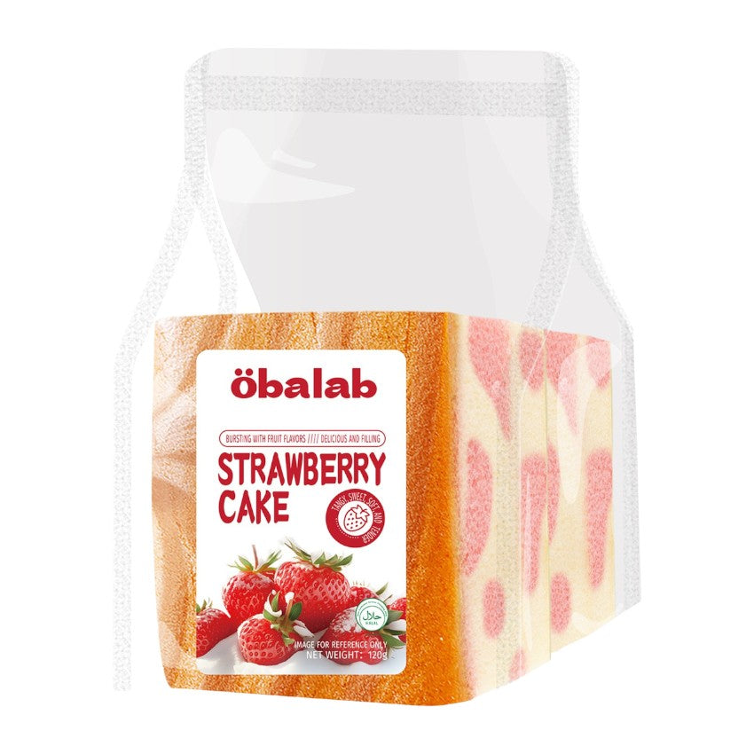 Obalab Strawberry Fruity Cake 100g