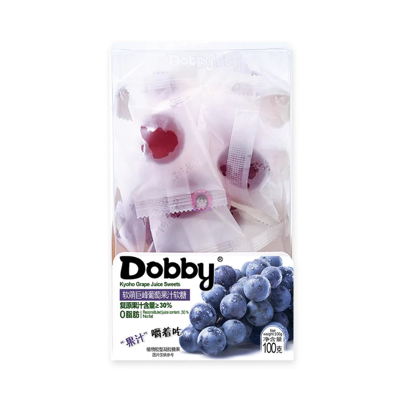 Dobby Peelable Gummy Grape Flavor 103g