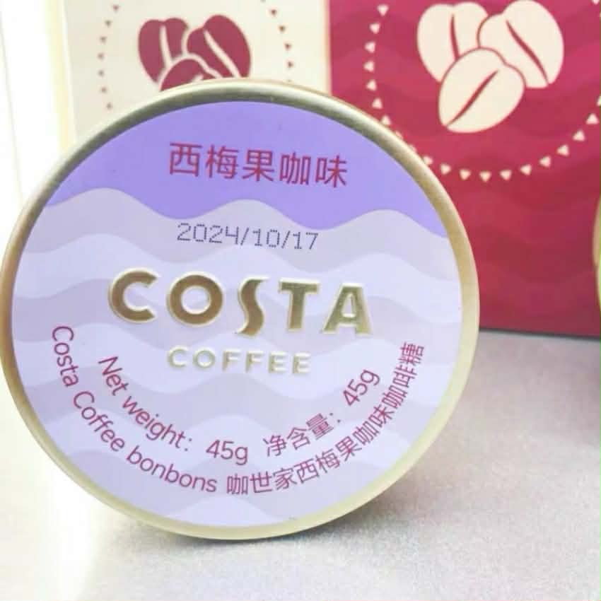 Costa Raspberry Coffee Flavored Coffee Candy 45g