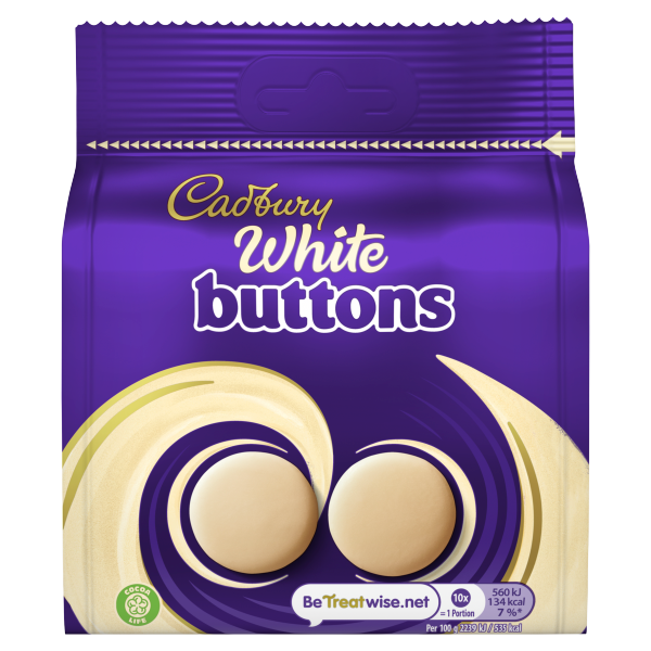 Cadbury White Giant Buttons 85g