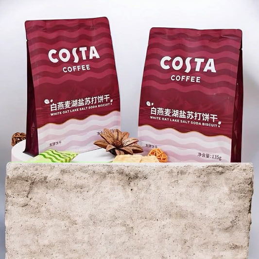 Costa White Oatmeal Lake Saltine Soda Crackers 135g