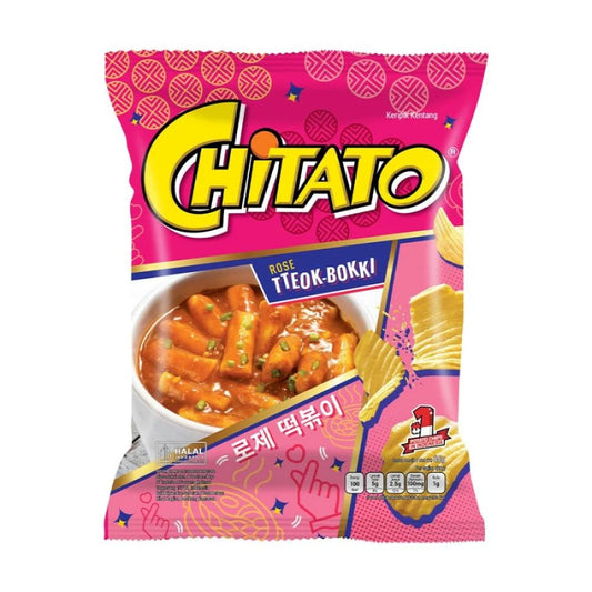 Chitato Potato Chips 65gr Rose Tteokbokki