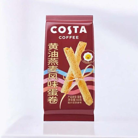 Costa Butter Coffee Flavored Egg Rolls 60g