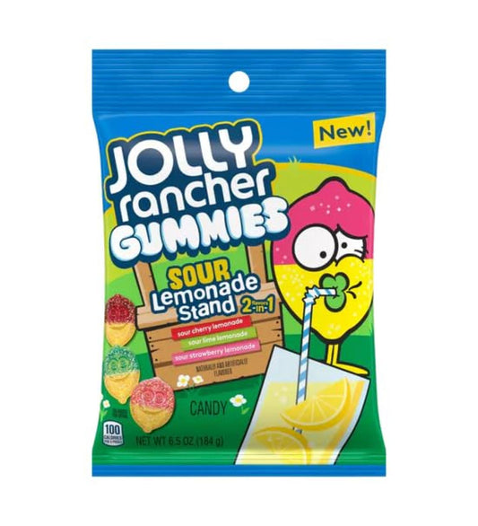 Jolly Rancher Gummies Sour Lemonade stand 6.5oz