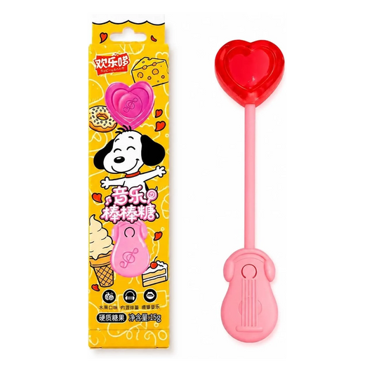 Music Lollipop MUANLEDUO Scooby Style Fruit Flavor Hard Candy 15g