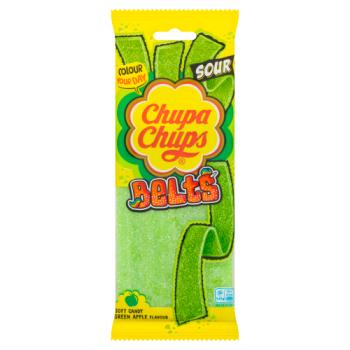 Chupa Chups Belts Green Apple Flavor Soft Candy 100g