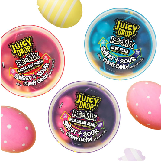 Juicy Drop Remix Sweet + Sour Chewy Candy 36g