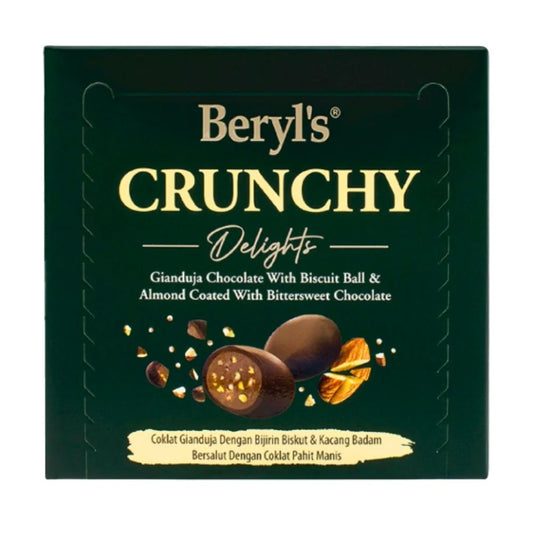 Beryl's Crunchy Delights Gianduja Chocolate with Biscuit Ball & Almond Coated