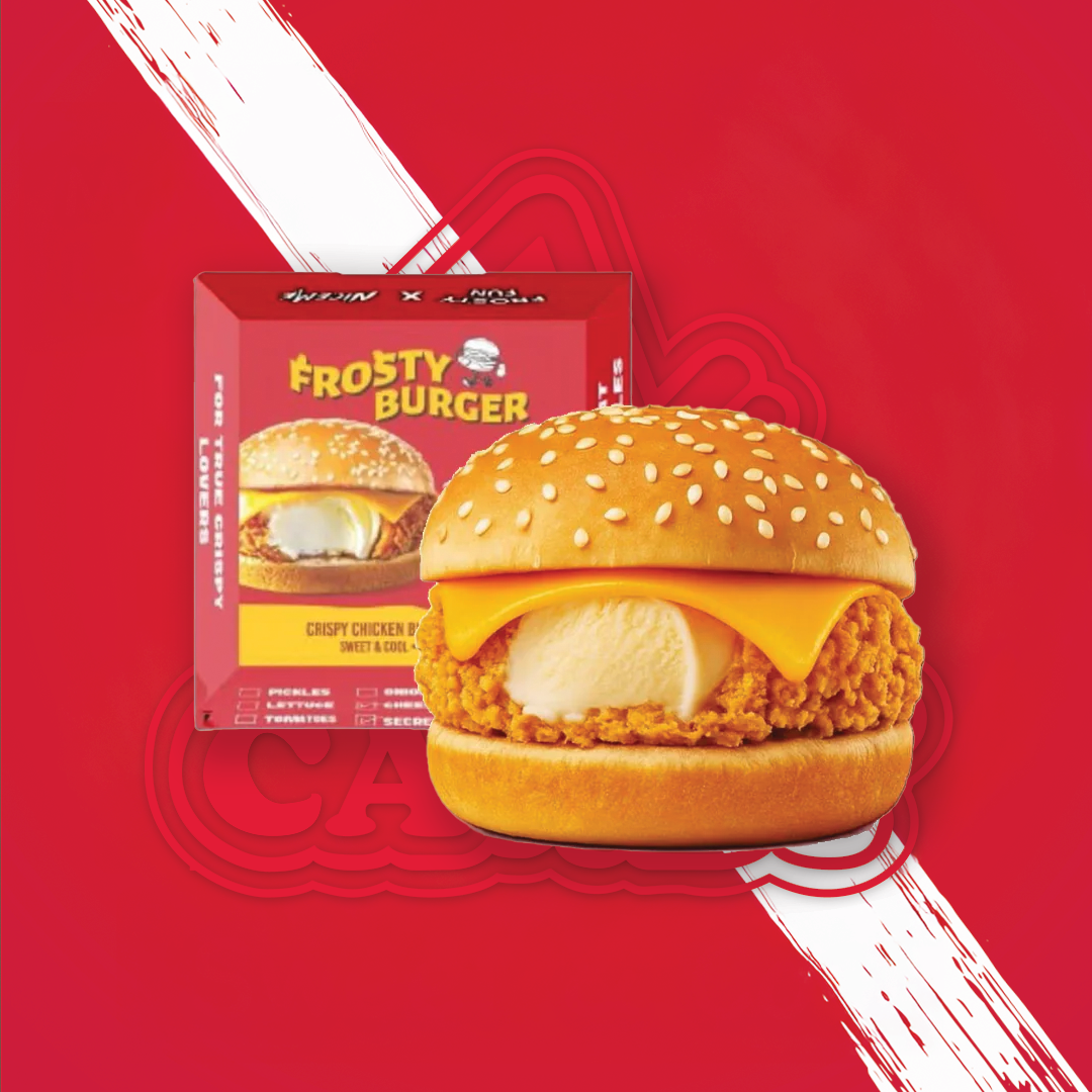 Frosty Burger Ice Cream 100g