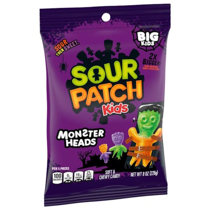 Sour Patch Kids Monster Heads 226g