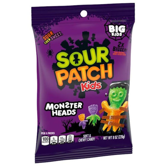 Sour Patch Kids Monster Heads 226g