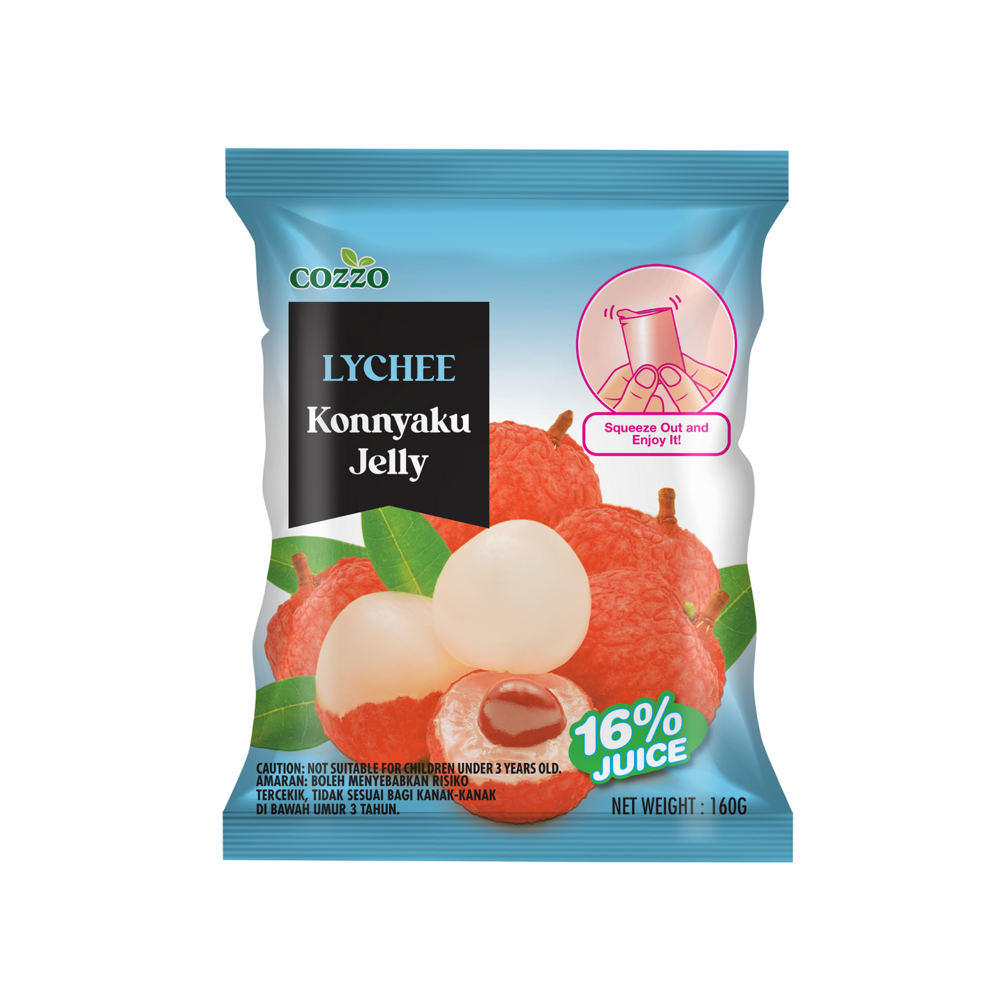 Cozza Jushida konnyaku Jelly lychee 160g