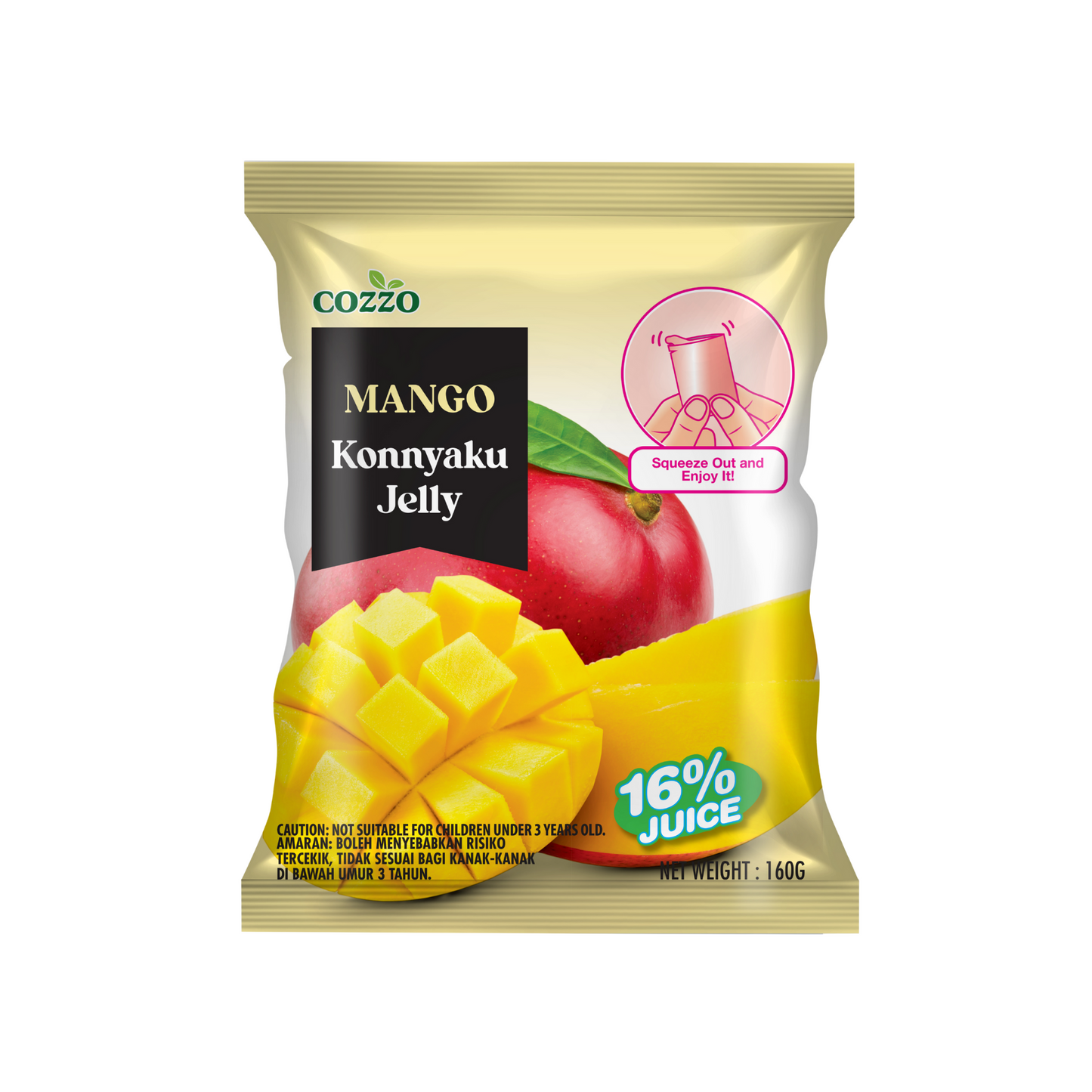 Cozza Jushida konnyaku Jelly Mango 160g