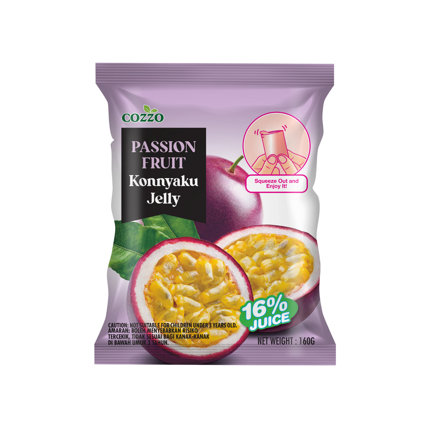 Cozza Jushida konnyaku Jelly passion fruit 160g