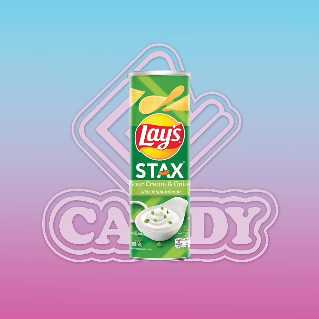 Lay'S Stax Sour Cream Onion Potato Chips 100G
