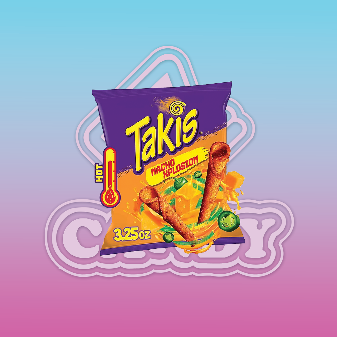 Takis Nacho Xplosion Rolled Tortilla Chips- 3.25oz