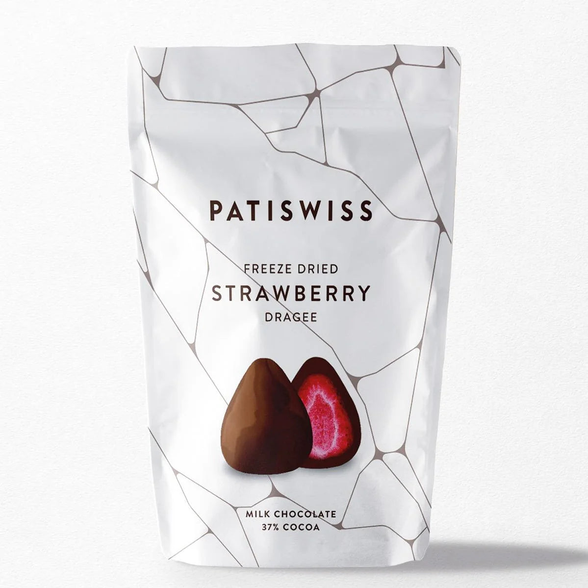 Patiswiss Milk Chocolate Strawberry Dragee 80g