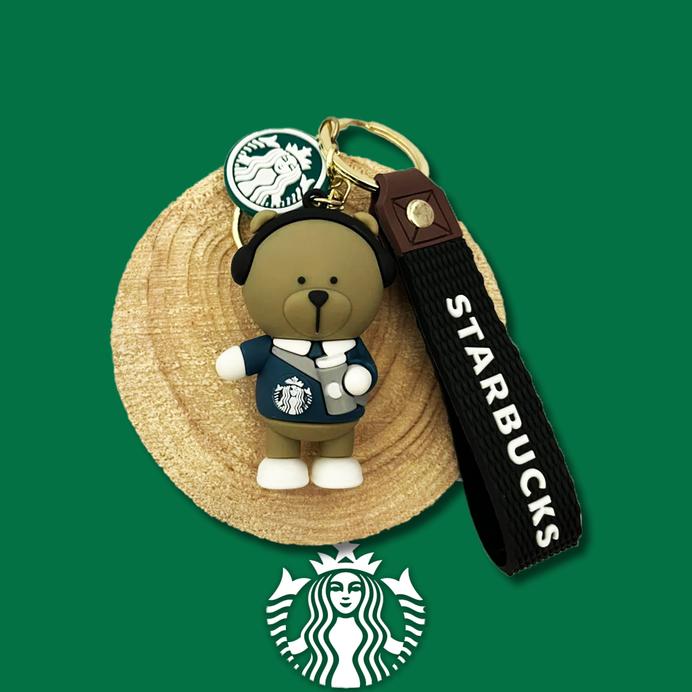 Starbucks Key Chain Blue Bear