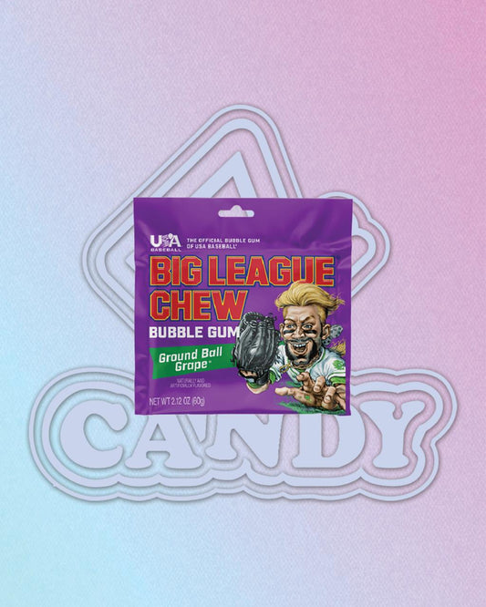 USA Big League Chew Bubble Gum Ground Ball Grape 60g