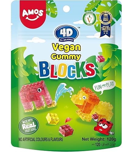 AMOS 4D Vegan GMY BLOCK 6.5g
