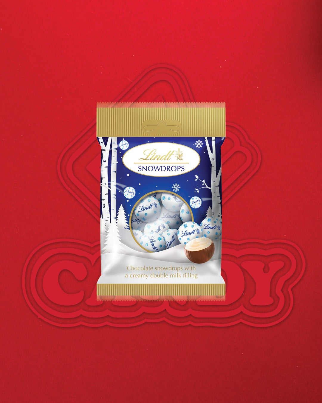 Lindt Snowdrops Bag 70G