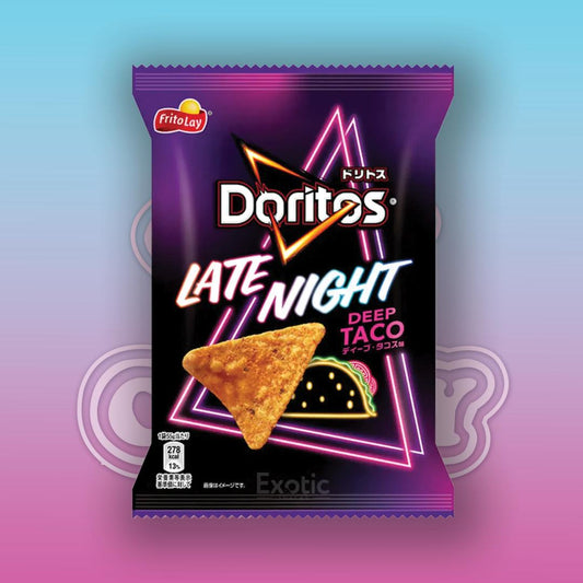 Doritos Tortilla Chips Late Night Loaded Taco Flavored 2 5/8 Oz
