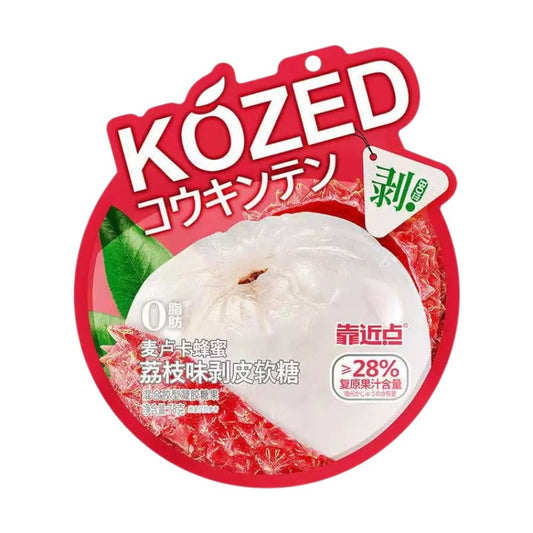 Kozed Peelable Gummy Lychee Flavor 70g