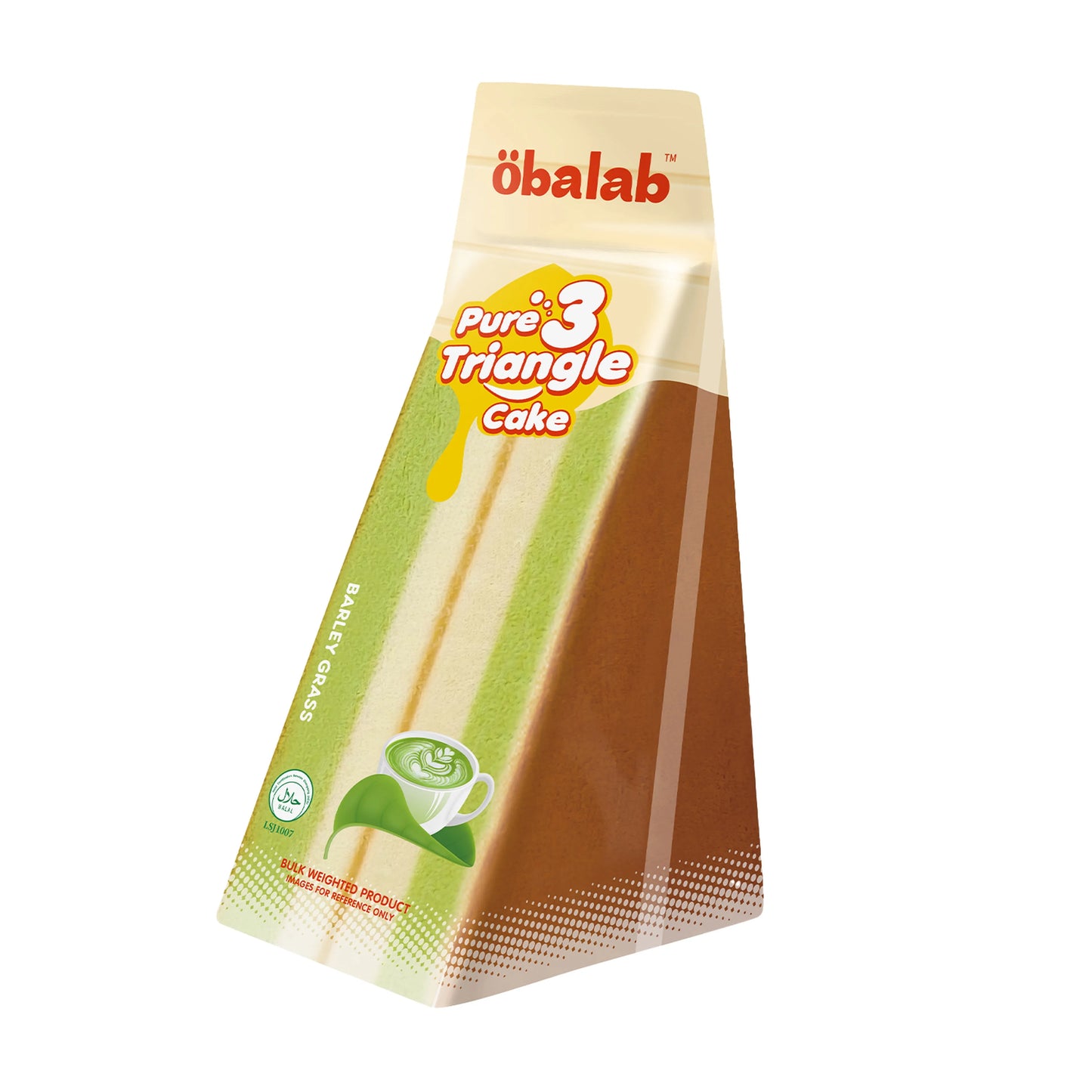 Obalab Triangle Barley Green Grass 100g