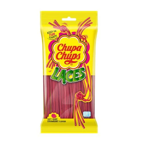 Chupa Chups Laces Strawberry Flavor Candy 90G